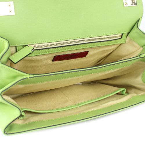 2014 Valentino Garavani flap shoulder bag 30cm V0082 green
